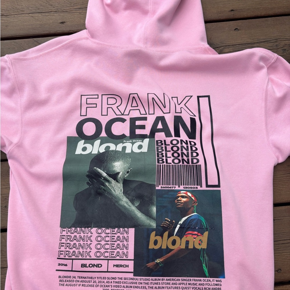 Pink Frank Ocean Graphic Hoodie